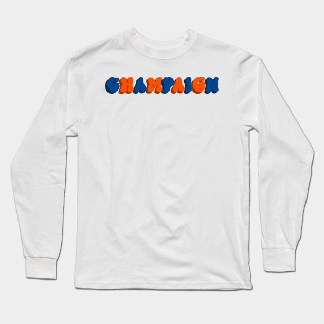 Champaign Long Sleeve T-Shirt by MysteriousOrchid